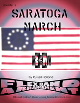 Saratoga March - FOR FLEX BAND Concert Band sheet music cover